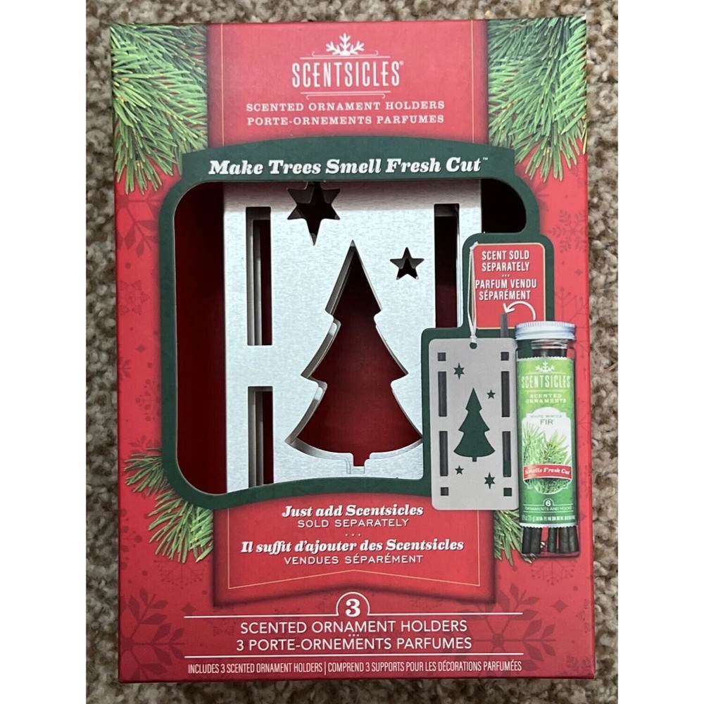 Scentsicles Scented Ornament Holders 3-Pack